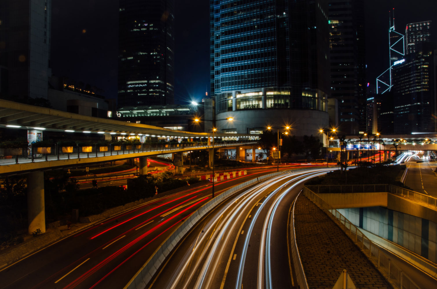 Mia Teknoloji Akıllı Şehir Yönetimi Şehir Gece, Boş Yol
